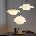 White Glass Pendant Light — product detail view 3