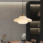 White Glass Pendant Light — product detail view 5