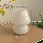 Murano-Style Glass Mushroom Lamp — product detail view 3