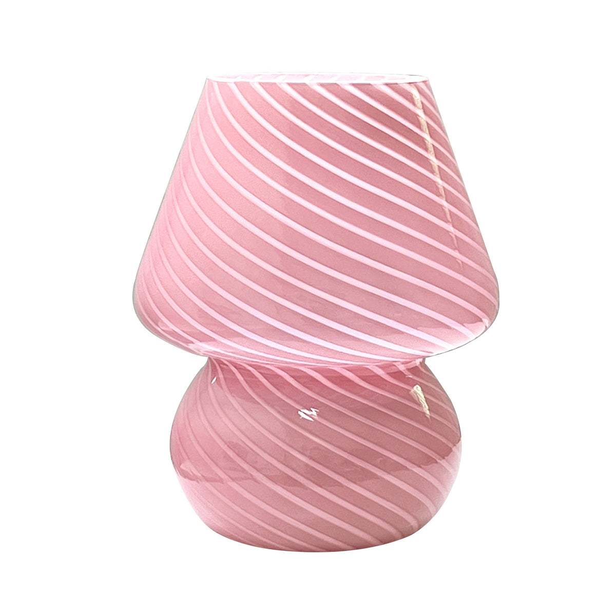 Murano-Style Glass Mushroom Lamp — product detail view 6