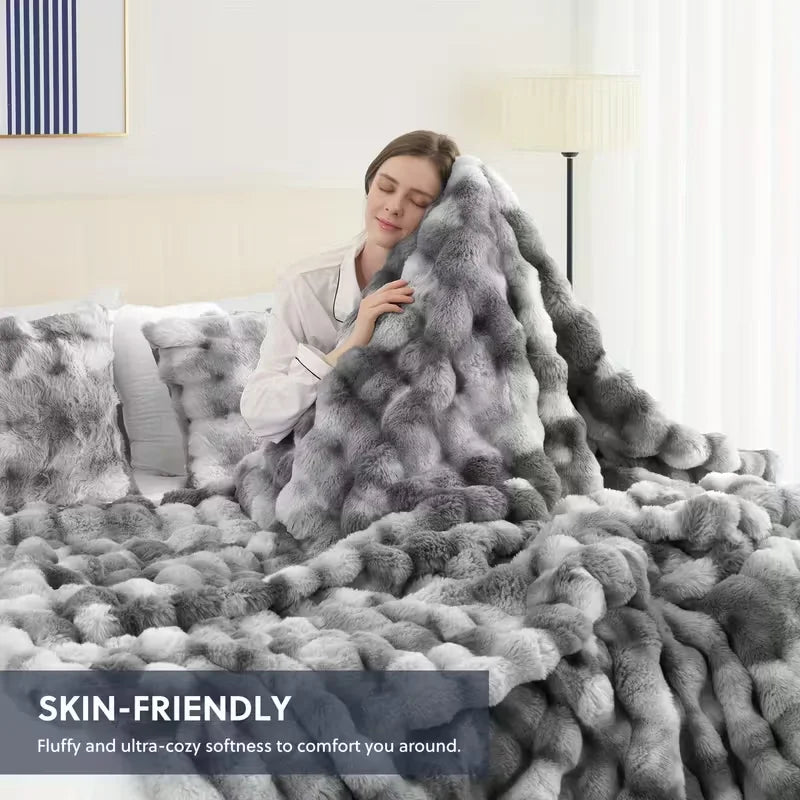 Sabine Luxe Faux-Fur Throw
