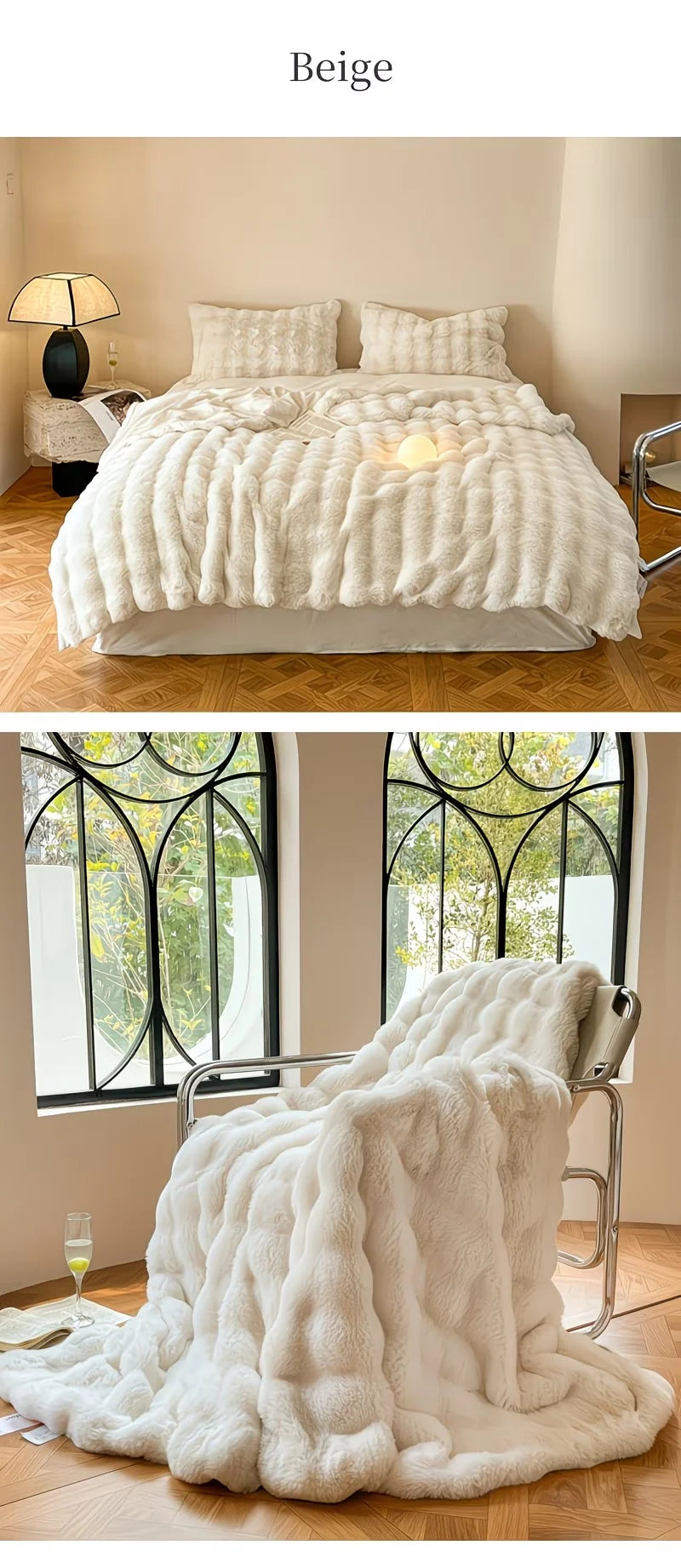 Sabine Luxe Faux-Fur Throw