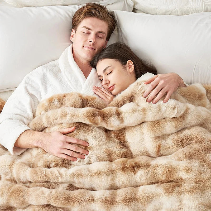 Sabine Luxe Faux-Fur Throw