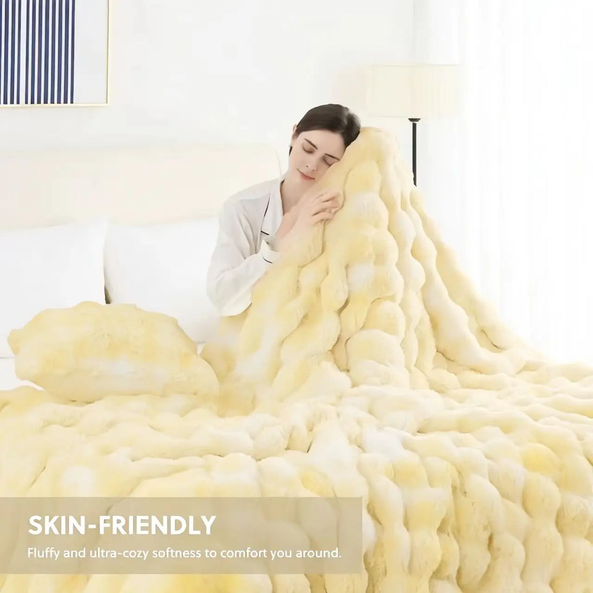 Sabine Luxe Faux-Fur Throw