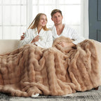 Sabine Luxe Faux-Fur Throw