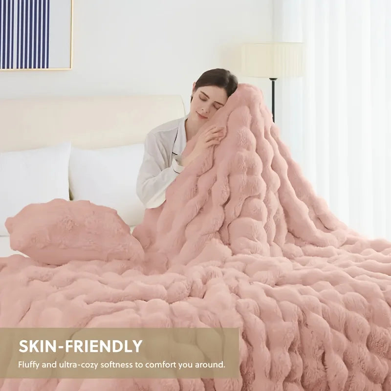 Sabine Luxe Faux-Fur Throw
