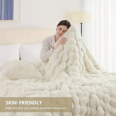 Sabine Luxe Faux-Fur Throw