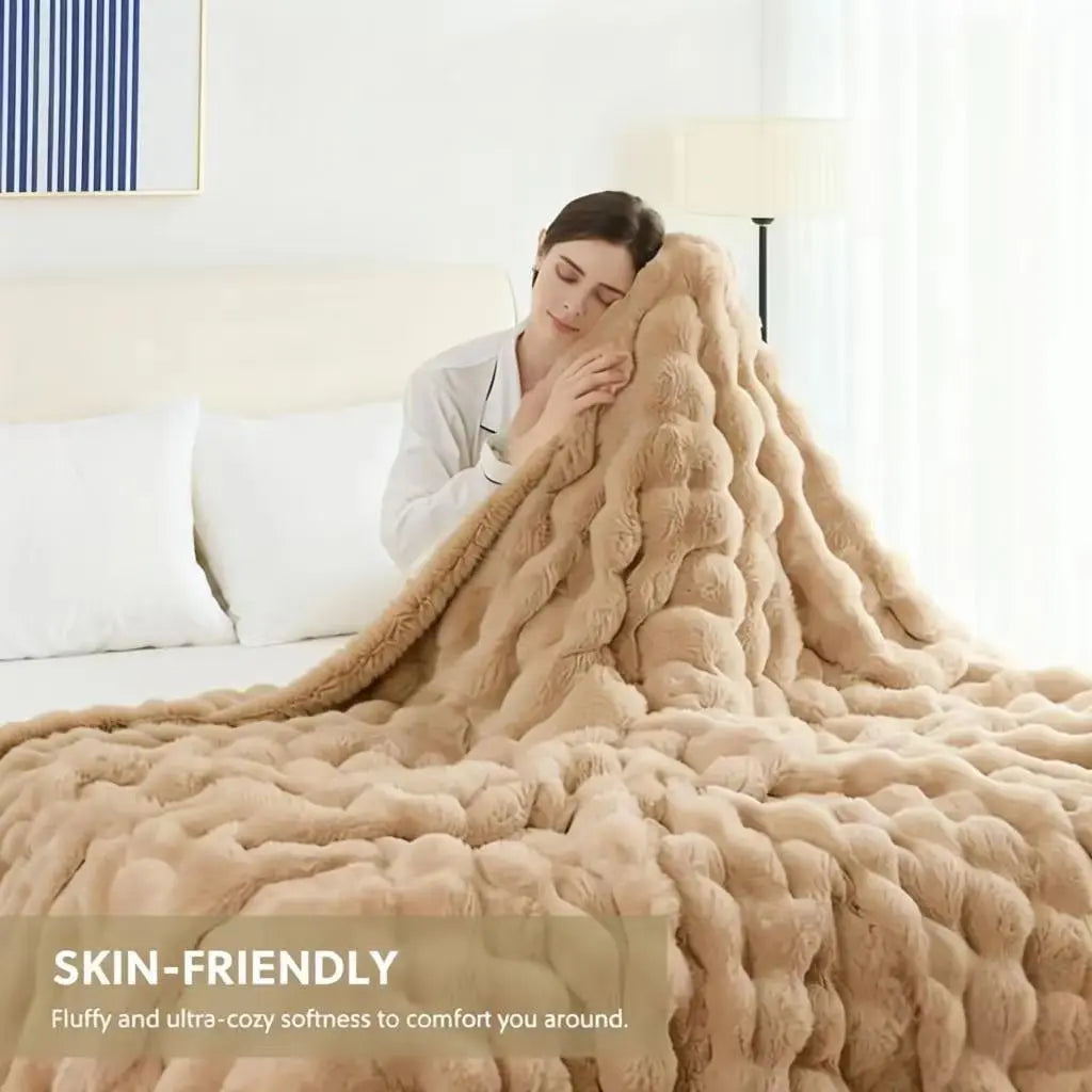 Sabine Luxe Faux-Fur Throw