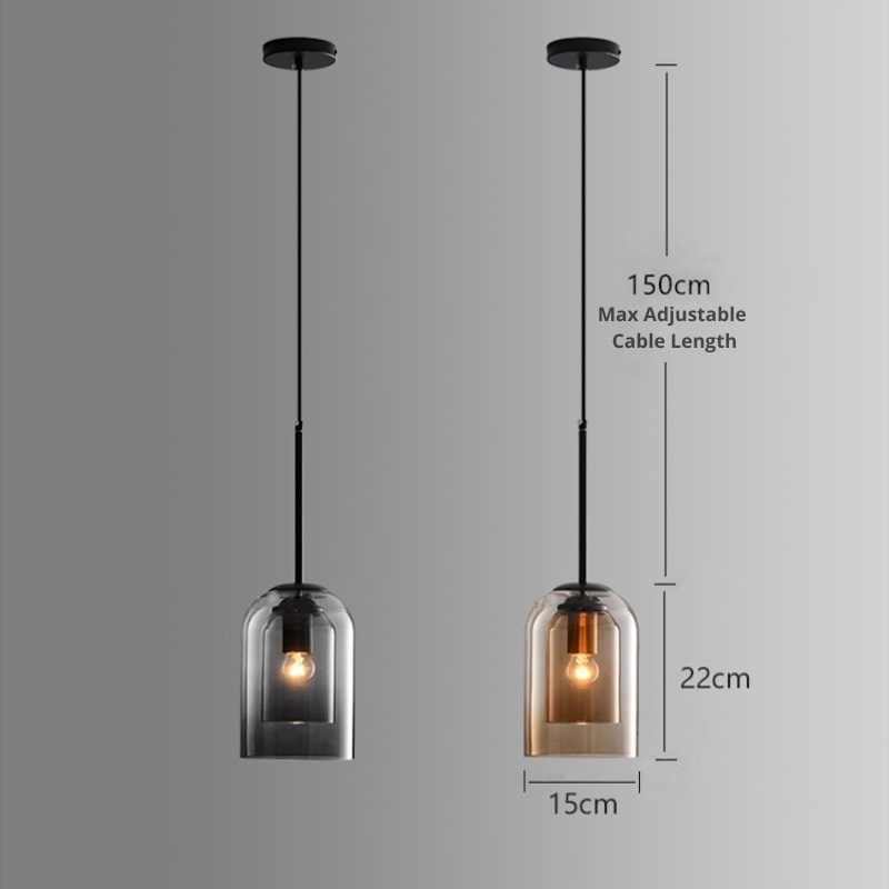 Mica Mid-Century Pendant Lamp — product detail view 9