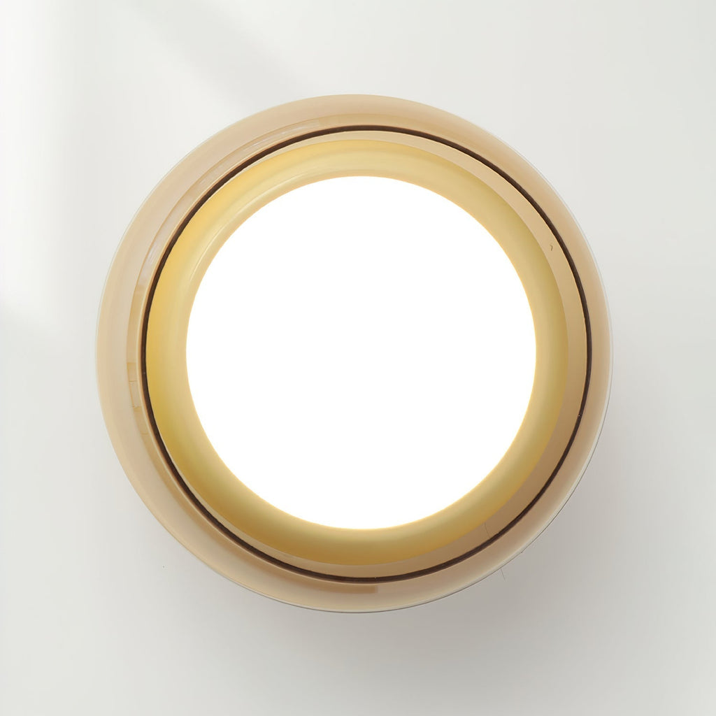 June Retro Glass Flush Mount Ceiling Light — product detail view 12