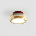 June Retro Glass Flush Mount Ceiling Light — product detail view 17