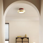 June Retro Glass Flush Mount Ceiling Light — product detail view 4