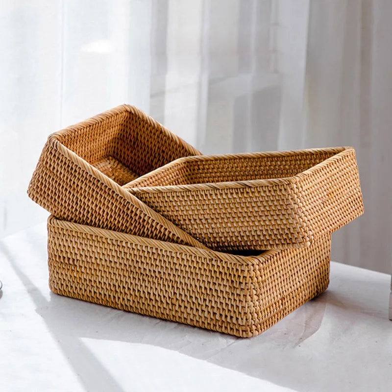 Reed Handwoven Rattan Organizer