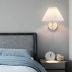 Rue Pleated Umbrella Wall Lamp