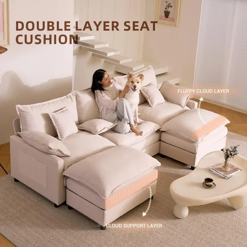 Siena 108-Inch Cloud Sectional