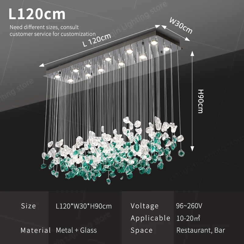 Halo Glass Chandelier