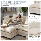 Haven 113-Inch Modular Cloud Sofa