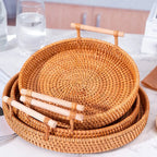 Tessa Lidded Rattan Basket