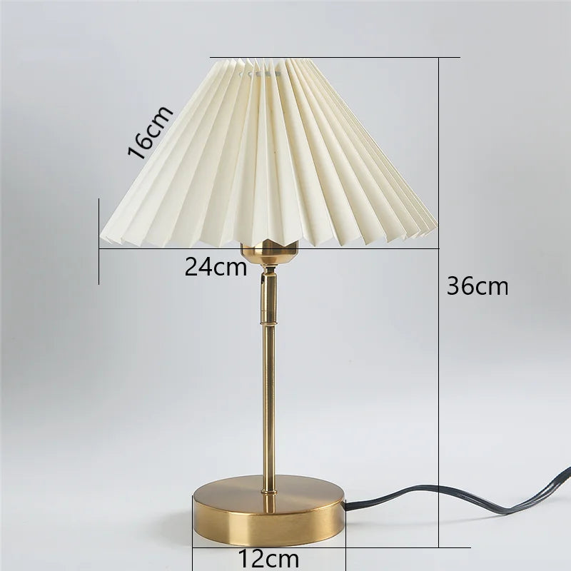 Aster Pleated Umbrella Floor Lamp