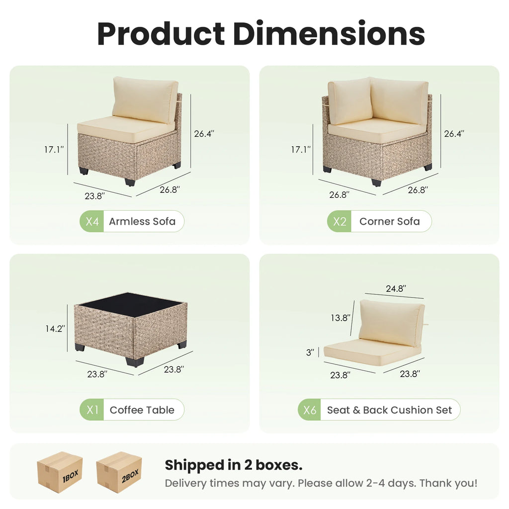 Sorrento Seven-Piece Patio Set