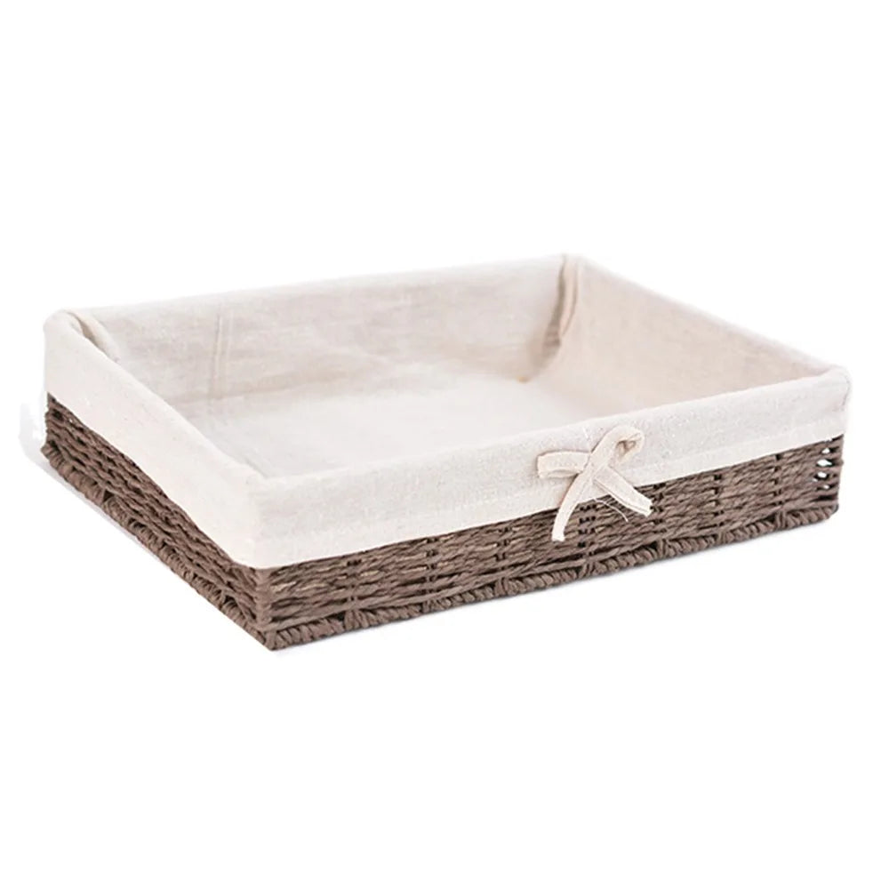 Colette Handwoven Rattan Storage Tray