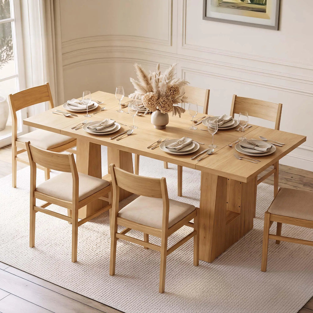 Faye 63-Inch Mid-Century Dining Table