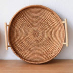 Tessa Lidded Rattan Basket