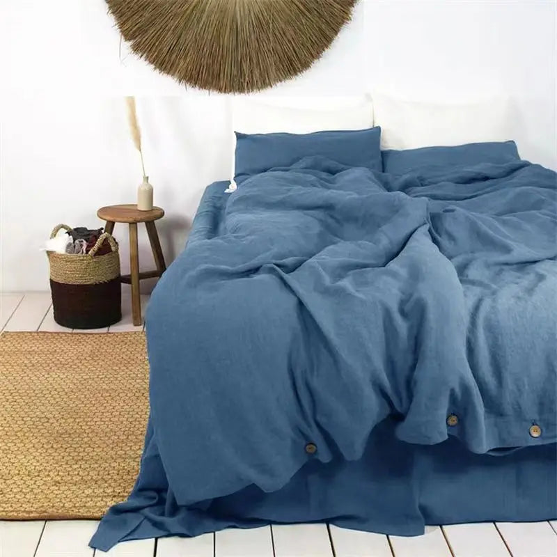 Elodie French Linen Duvet Cover