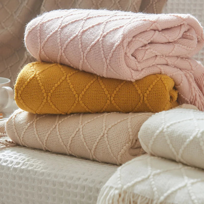 Freya Nordic Tassel Throw