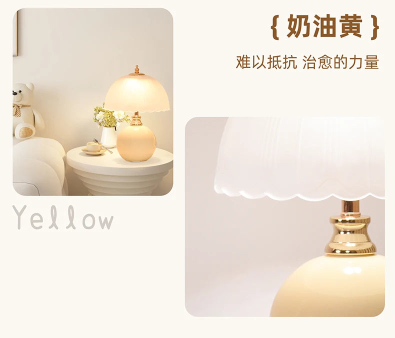 Nori Ceramic & Glass Book Lamp