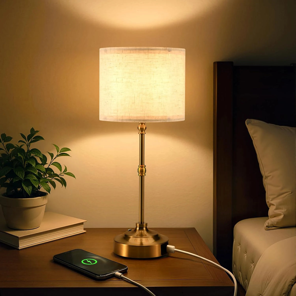 Tova Cordless Fabric Table Lamp