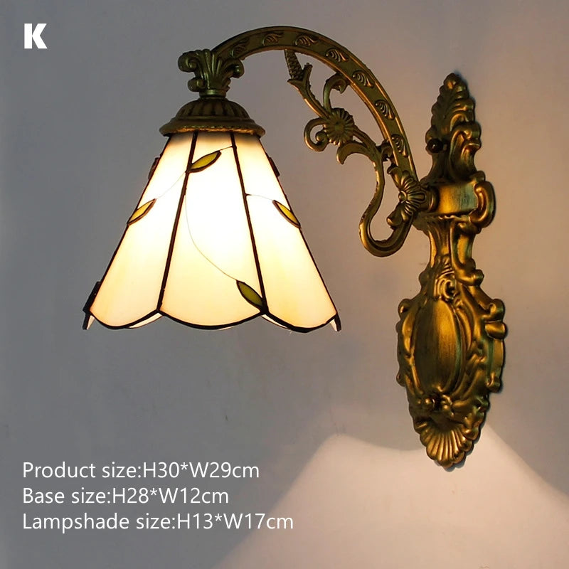 Odette Stained Glass Wall Sconce
