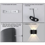 Architectural Up & Down Wall Light — product detail view 6