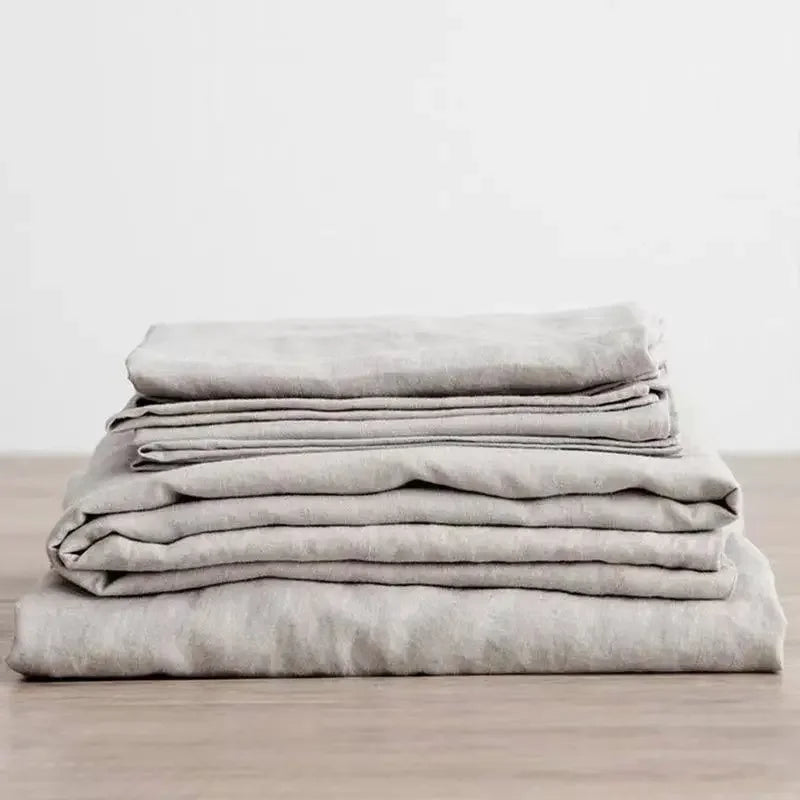Soren Washed Flax-Linen Sheet Set