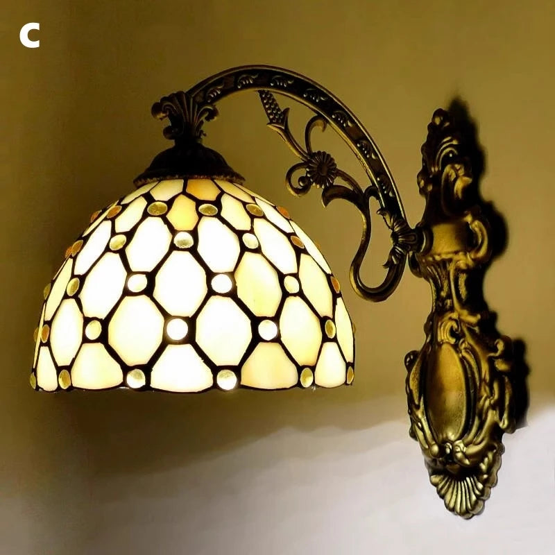 Odette Stained Glass Wall Sconce