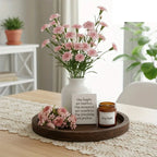 Rowan Round Wood Display Tray