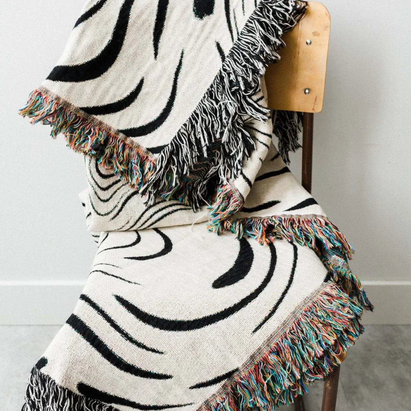 Veda Abstract Jacquard Woven Throw