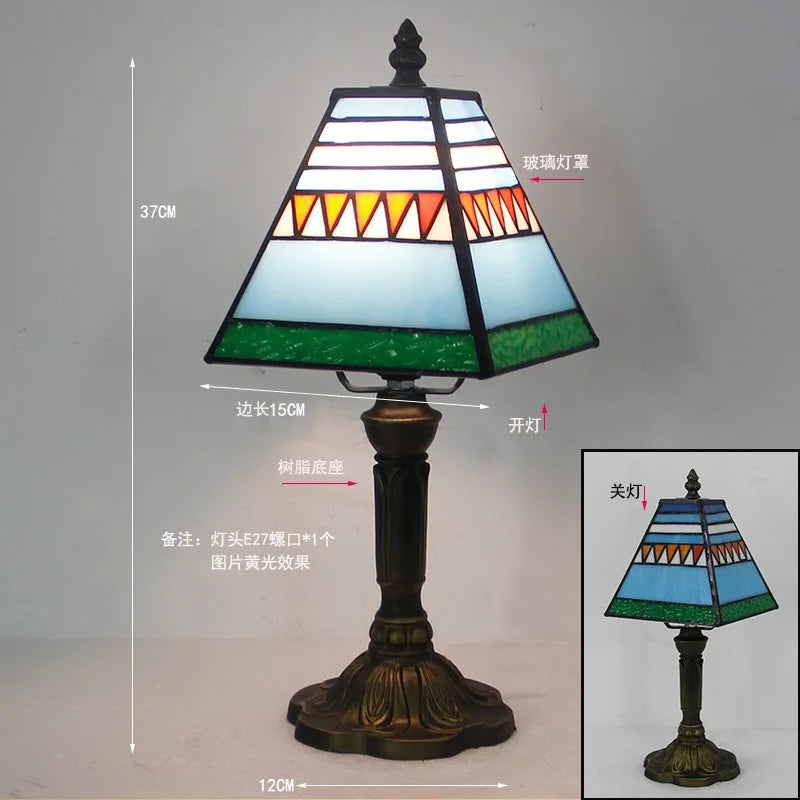 Rosalie Stained Glass Table Lamp