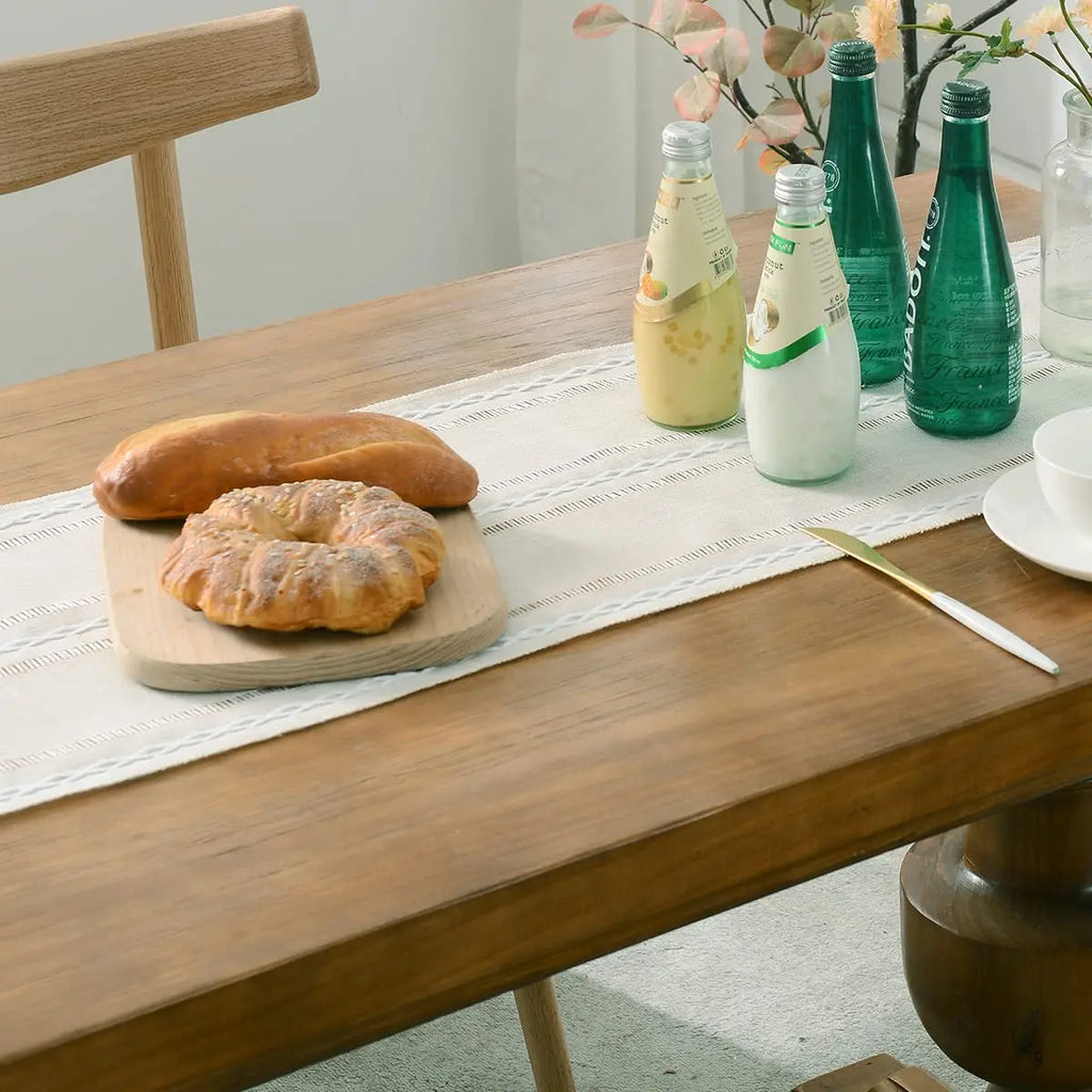 Linden Tasselled Linen Table Runner