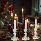 Clara Glass Candleholder Trio