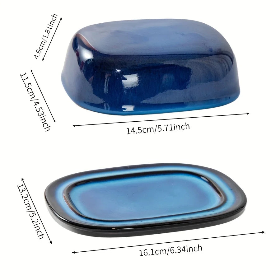 Etta Kiln-Glazed Butter Dish