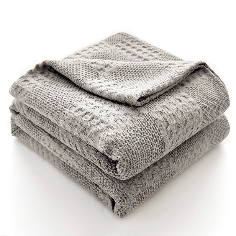 Maren Cotton Waffle Throw