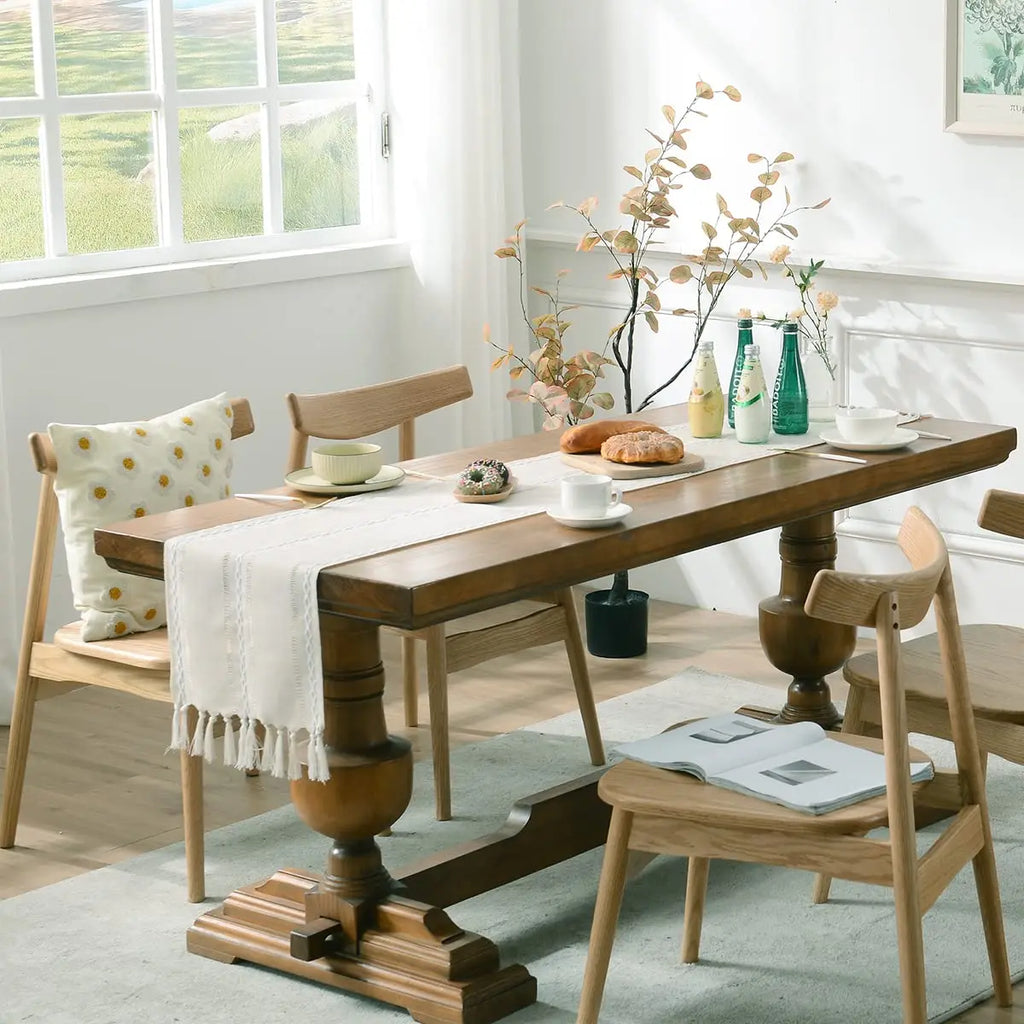 Linden Tasselled Linen Table Runner