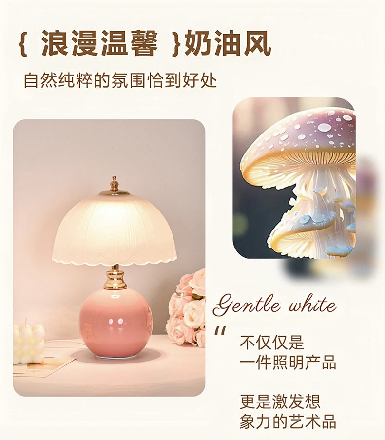 Nori Ceramic & Glass Book Lamp