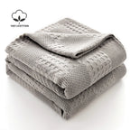 Maren Cotton Waffle Throw