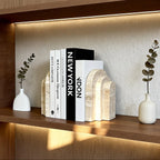 Cove Natural Travertine Bookend