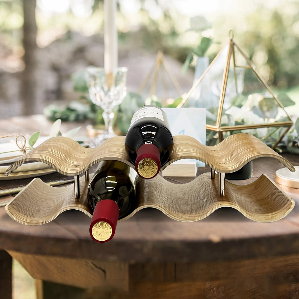 Vino Solid Wood Wine Display Rack