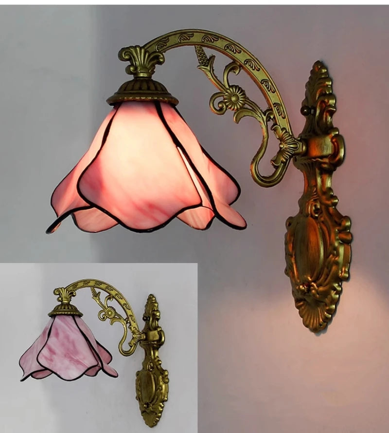 Odette Stained Glass Wall Sconce