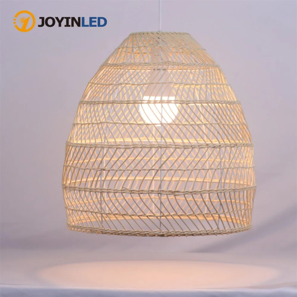Cleo Handwoven Rattan Dome Pendant