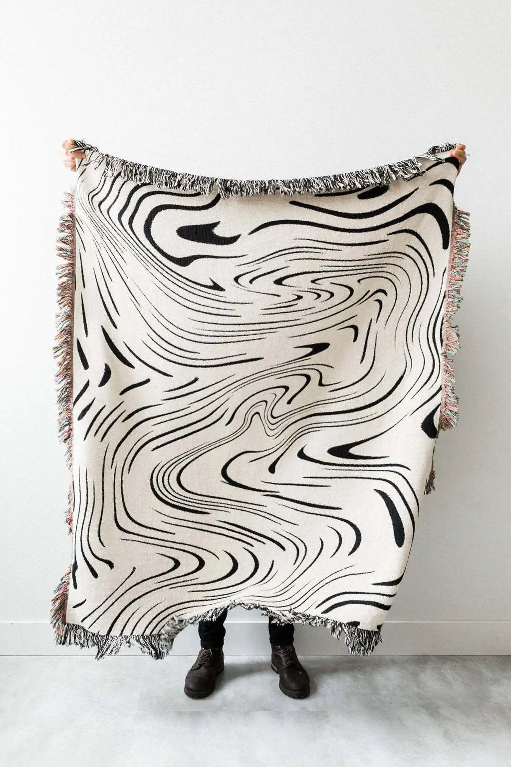 Veda Abstract Jacquard Woven Throw